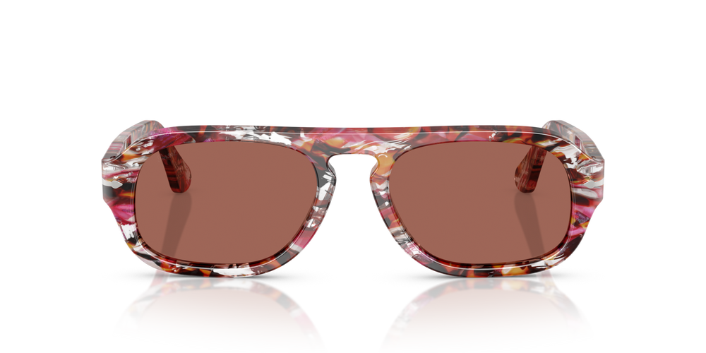 Persol PO3369S with Cyclamen/Khaki Frame and Brown Lenses - Image 2