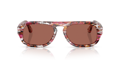 Persol PO3369S with Cyclamen/Khaki Frame and Brown Lenses - Image 2