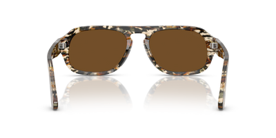 Persol PO3369S con Montatura Marrone ambrato/pirate black e Lenti Marrone - Immagine 5
