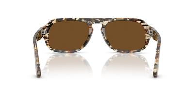 Persol PO3369S with Amber Brown/Pirate Black Frame and Brown Lenses - Image 5