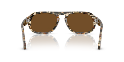 Persol PO3369S with Amber Brown/Pirate Black Frame and Brown Lenses - Image 5
