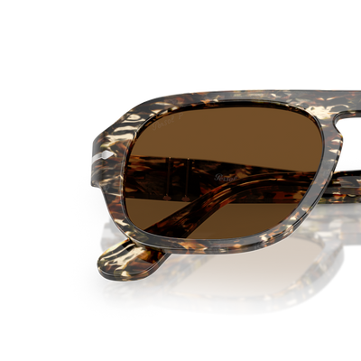 Persol PO3369S with Amber Brown/Pirate Black Frame and Brown Lenses – Variant Image