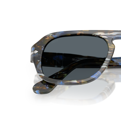 Persol PO3369S mit Frost Grey/Nautical Blue Gestell und Blau Gläsern – Variantenbild