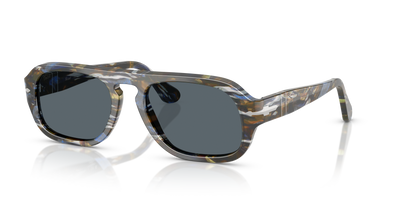 Persol PO3369S mit Frost Grey/Nautical Blue Gestell und Blau Gläsern - Bild 1