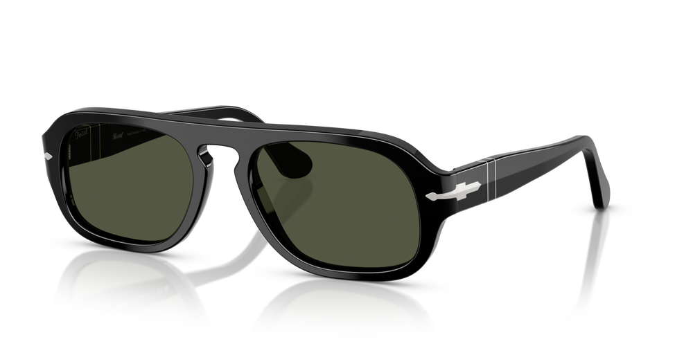 Persol PO3369S with Black Frame and Green Lenses - Image 1
