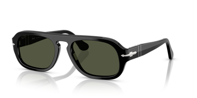 Persol PO3369S with Black Frame and Green Lenses - Image 1