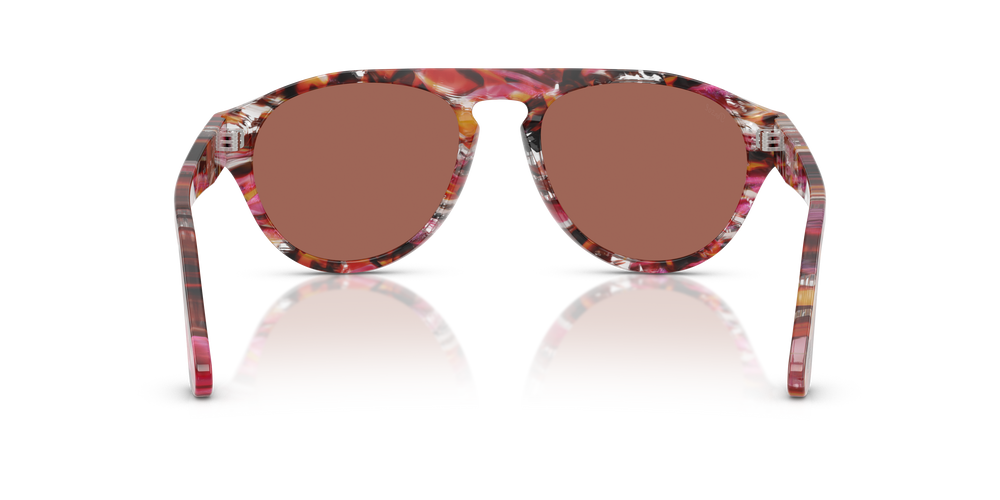Persol PO3370S mit Cyclamen/Khaki Gestell und Braun Gläsern - Bild 5