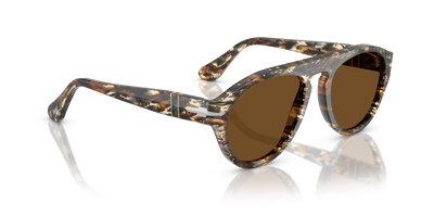 Persol PO3370S con Montatura Marrone ambrato/pirate black e Lenti Marrone - Immagine 3