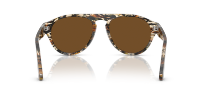 Persol PO3370S con Montatura Marrone ambrato/pirate black e Lenti Marrone - Immagine 5