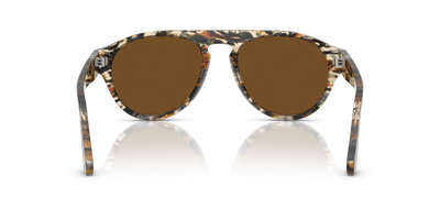 Persol PO3370S con Montatura Marrone ambrato/pirate black e Lenti Marrone - Immagine 5