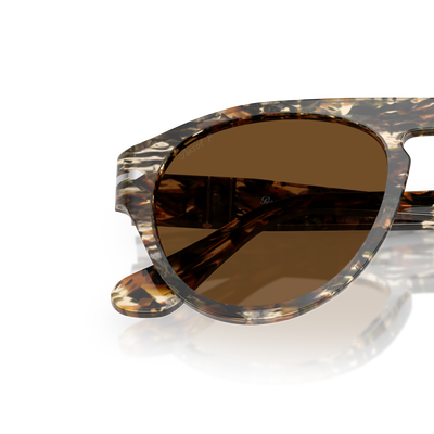 Persol PO3370S con Montatura Marrone ambrato/pirate black e Lenti Marrone – Immagine variante