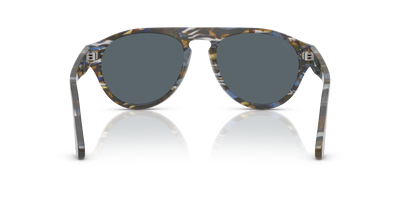 Persol PO3370S con Montatura Grigio frost/blu nautical e Lenti Blu - Immagine 5