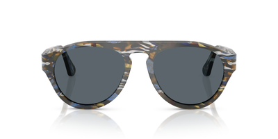 Persol PO3370S con Montatura Grigio frost/blu nautical e Lenti Blu - Immagine 2