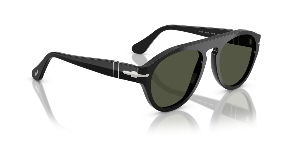 Persol PO3370S with Black Frame and Green Lenses - Image 3