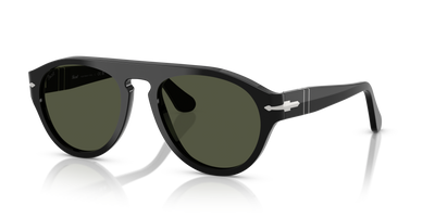 Persol PO3370S with Black Frame and Green Lenses - Image 1