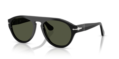 Persol PO3370S with Black Frame and Green Lenses - Image 1