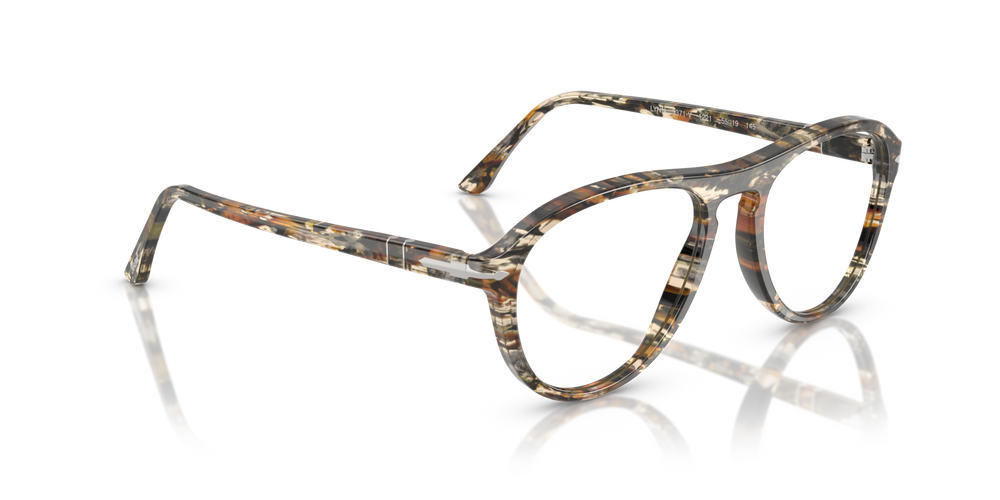 Persol PO3371V - Lynn with Amber Brown/Pirate Black Frame - Image 3