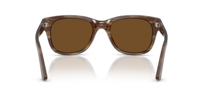 Persol PO3372S con Montatura Striato Marrone e Lenti Marrone - Immagine 5