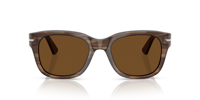 Persol PO3372S con Montatura Striato Marrone e Lenti Marrone - Immagine 2