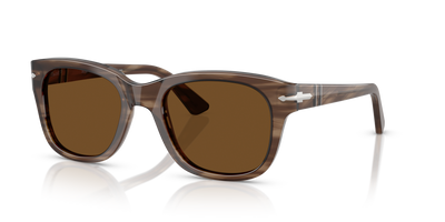 Persol PO3372S con Montatura Striato Marrone e Lenti Marrone - Immagine 1