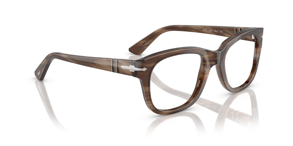 Persol PO3372V with Striped Brown Frame - Image 3