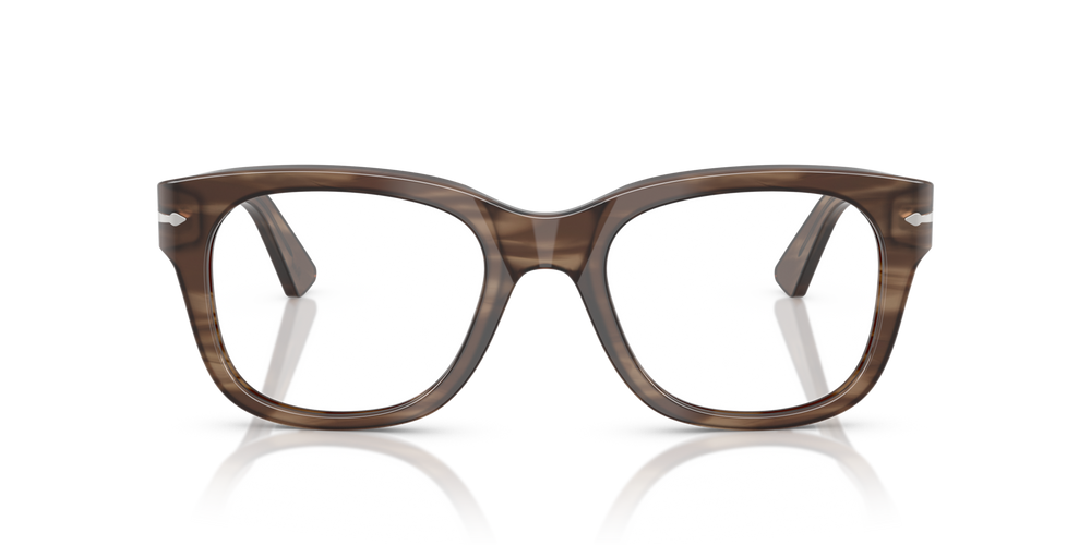 Persol PO3372V with Striped Brown Frame - Image 2