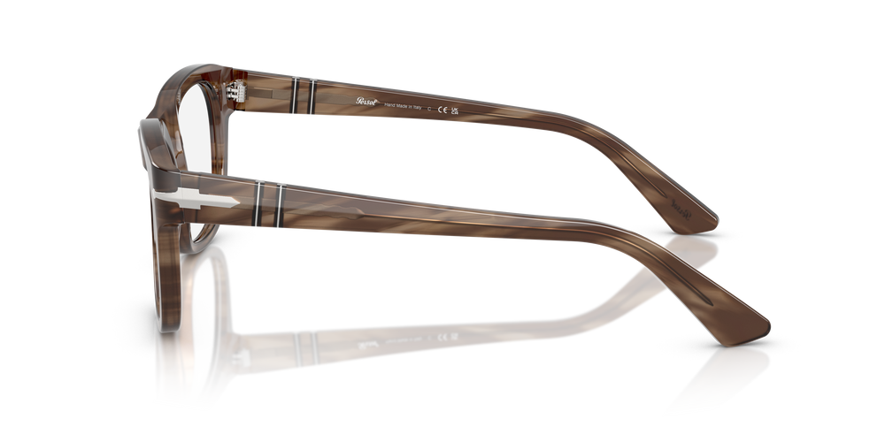 Persol PO3372V con Montatura Striato Marrone - Immagine 4