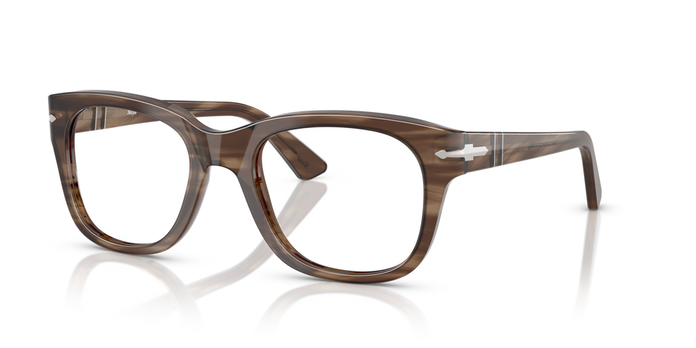Persol PO3372V with Striped Brown Frame - Image 1