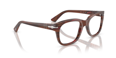 Persol PO3372V with Striped Burgundy Frame - Image 3