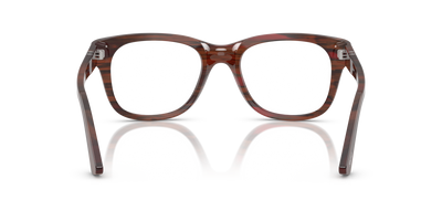 Persol PO3372V con Montatura Bordeaux a righe - Immagine 5