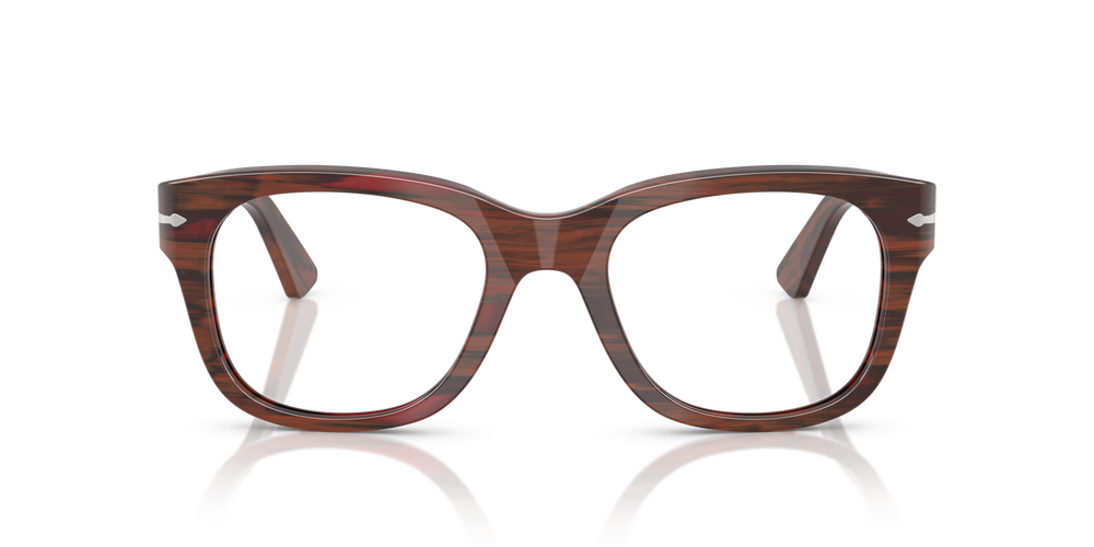 Persol PO3372V with Striped Burgundy Frame - Image 2