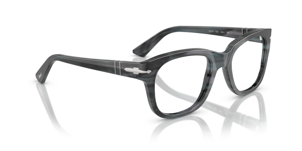 Persol PO3372V con Montatura Striato Grigio - Immagine 3