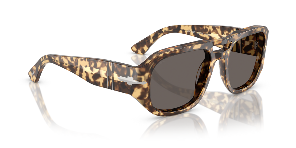 Persol PO3373S - Vincent with Brown/Beige Tortoise Frame and Grey Lenses - Image 3