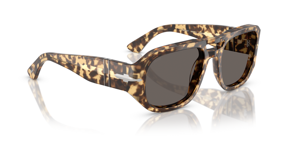 Persol PO3373S - Vincent mit Braun/Beige Tortoise Gestell und Grau Gläsern - Bild 3