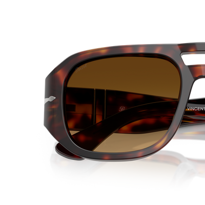 Persol PO3373S - Vincent mit Havana Gestell und Braun Gläsern – Variantenbild