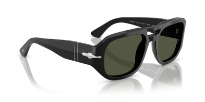 Persol PO3373S - Vincent with Black Frame and Green Lenses - Image 3