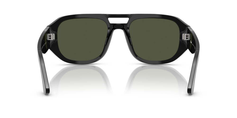 Persol PO3373S - Vincent with Black Frame and Green Lenses - Image 5
