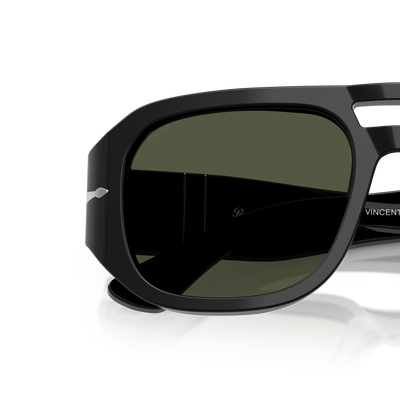 Persol PO3373S - Vincent con Montura Negro y Lentes Verde – Imagen de variante