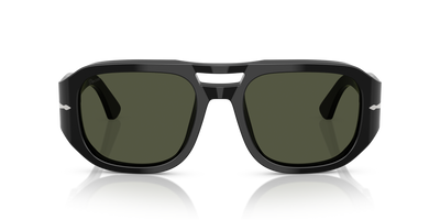 Persol PO3373S - Vincent with Black Frame and Green Lenses - Image 2
