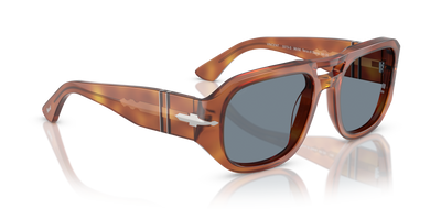 Persol PO3373S - Vincent with Terra Di Siena Frame and Blue Lenses - Image 3