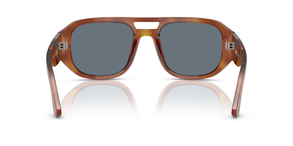 Persol PO3373S - Vincent with Terra Di Siena Frame and Blue Lenses