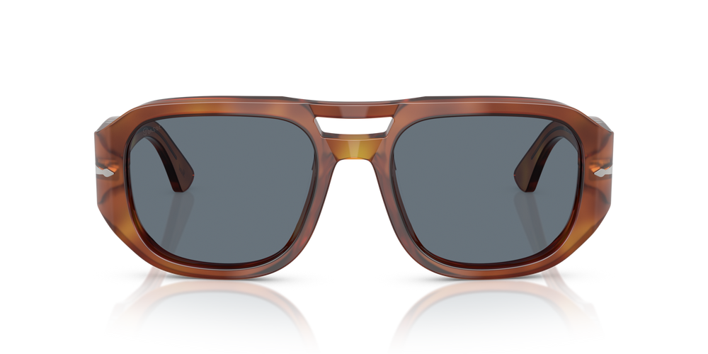 Persol PO3373S - Vincent with Terra Di Siena Frame and Blue Lenses - Image 2