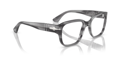 Persol PO3374V avec Monture Rayé Gris - Image 3