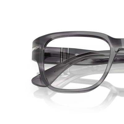 Persol PO3374V avec Monture Rayé Gris – Image variante