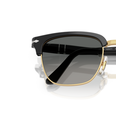Persol PO3375S mit Schwarz Gestell und Grau Gläsern – Variantenbild
