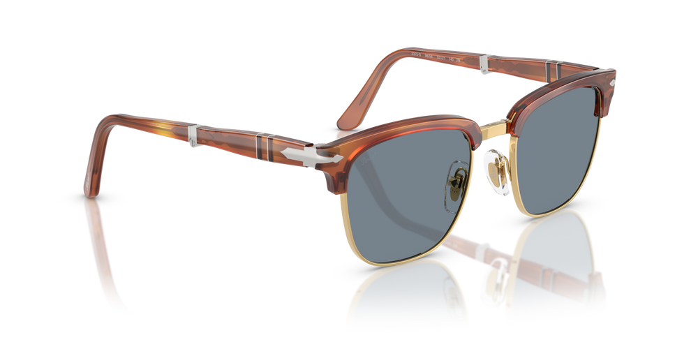 Persol PO3375S con Montatura Terra di Siena e Lenti Blu - Immagine 4