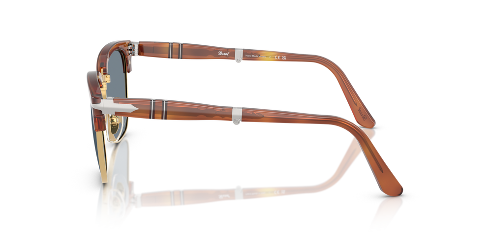 Persol PO3375S con Montatura Terra di Siena e Lenti Blu - Immagine 5