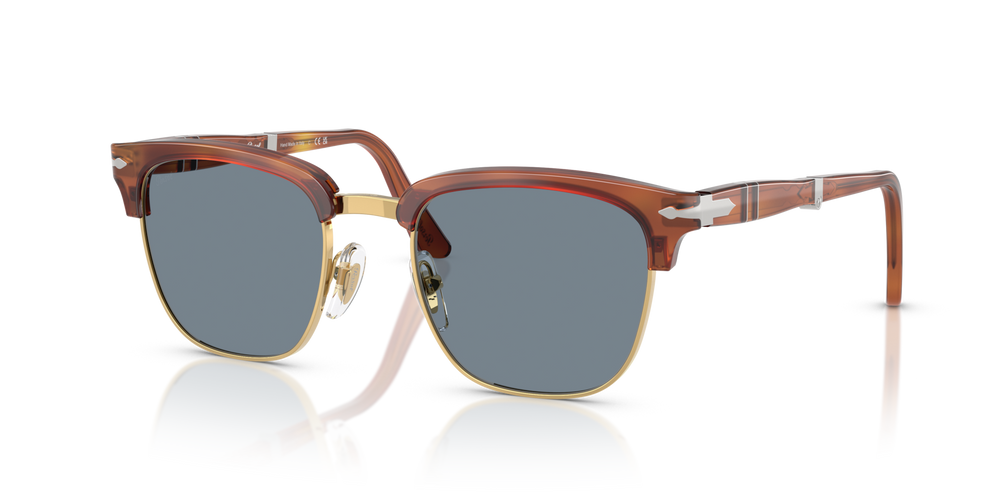 Persol PO3375S con Montatura Terra di Siena e Lenti Blu - Immagine 2