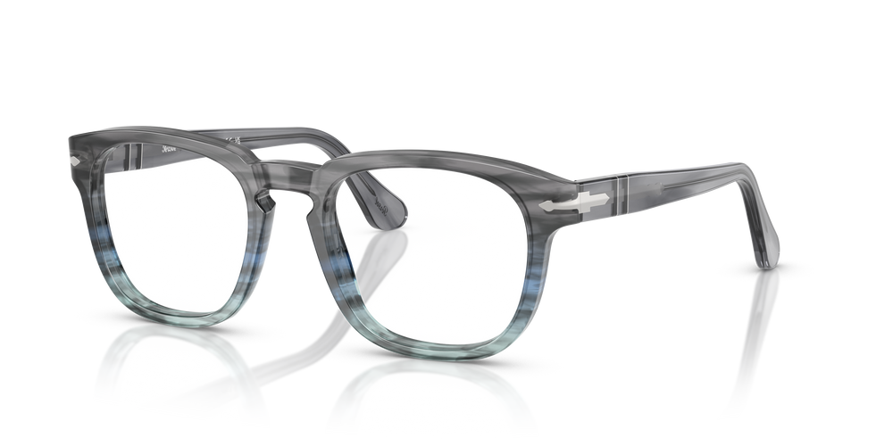 Persol PO3376V con Montatura Striato Grigio - Immagine 1