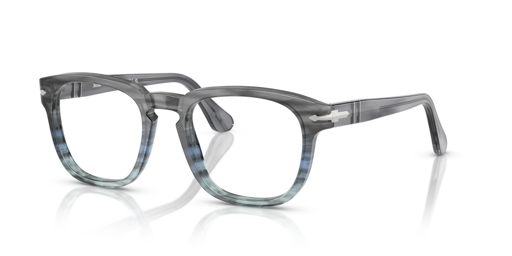 Persol PO3376V with Striped Grey Frame - Image 1